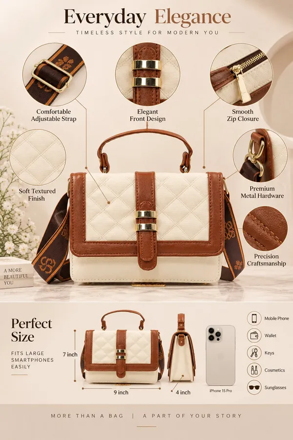 Tan_Pu_Solid_Korean_Sling_Bag_For_Women
