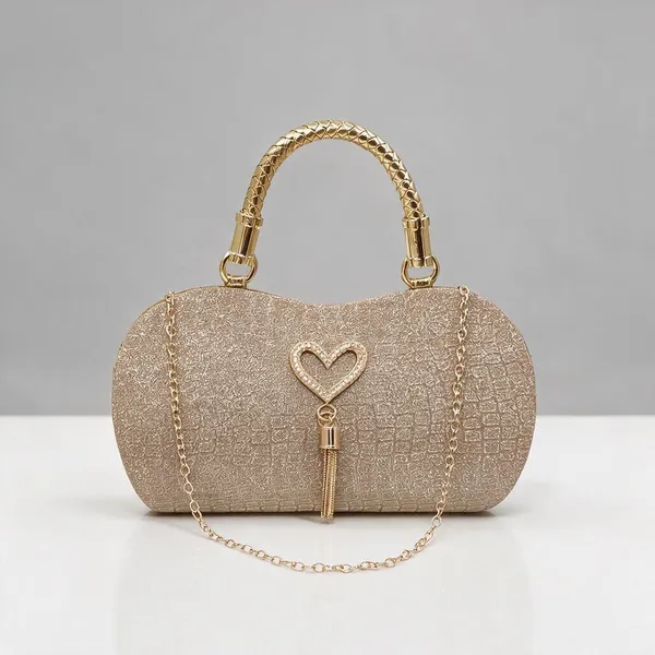 Gold_Pu_Textured_Embellished_Party_Clutch_For_Women
