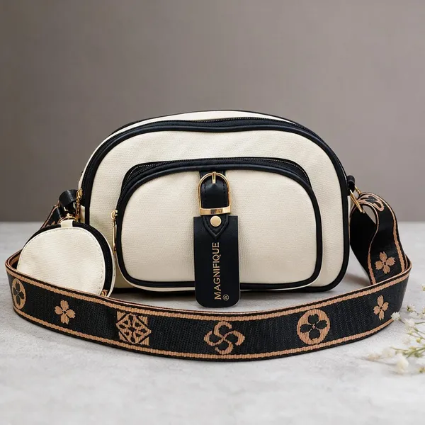Black_Pu_Solid_Zipper_Sling_Bag_For_Women