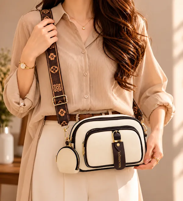 Brown_Pu_Solid_Zipper_Sling_Bag_For_Women