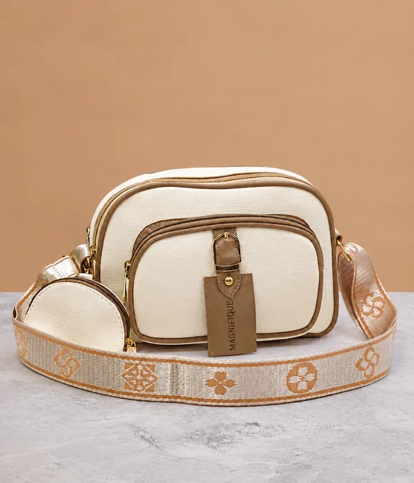 Clear_Pu_Solid_Zipper_Sling_Bag_For_Women