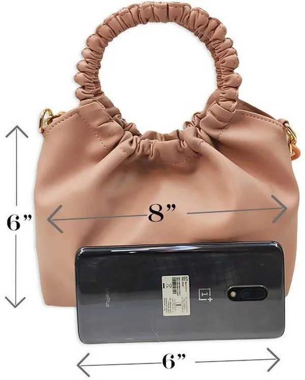 Pink_Pu_Solid_Casual_Sling_Bag_For_Women
