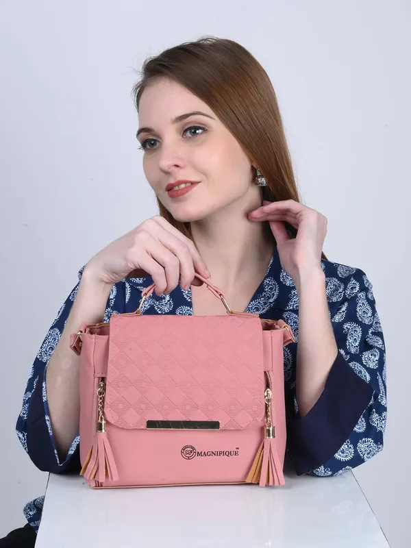 Pink_Pu_Embossed_Sling_Bag_For_Women