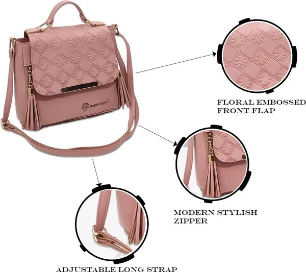 Pink_Pu_Embossed_Sling_Bag_For_Women