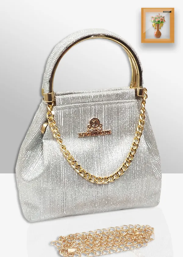 Silver_Pu_Solid_Party_Sling_Bag_For_Women