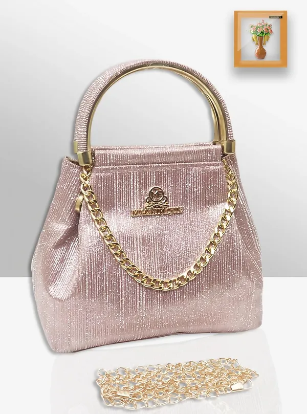Pink_Pu_Solid_Party_Sling_Bag_For_Women