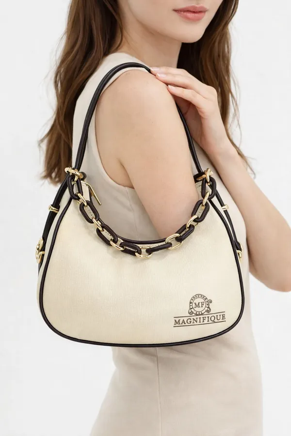 Brown_Pu_Chain_Handle_Sling_Bag_For_Women