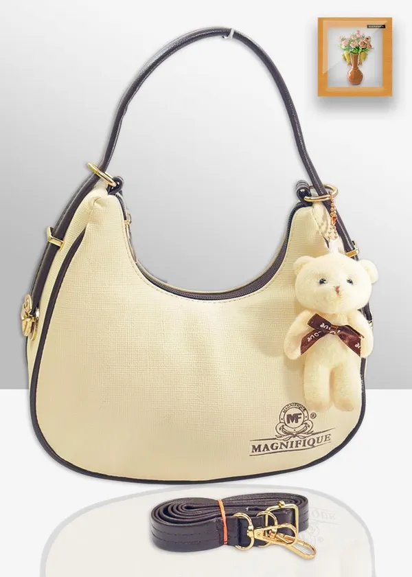 Brown_Pu_Solid_Sling_Bag_For_Women