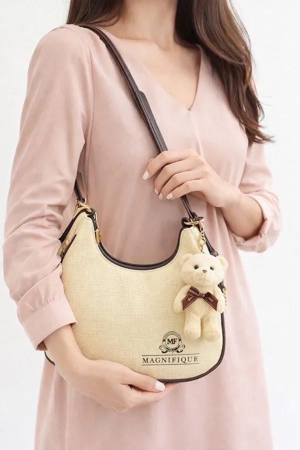 Brown_Pu_Solid_Sling_Bag_For_Women