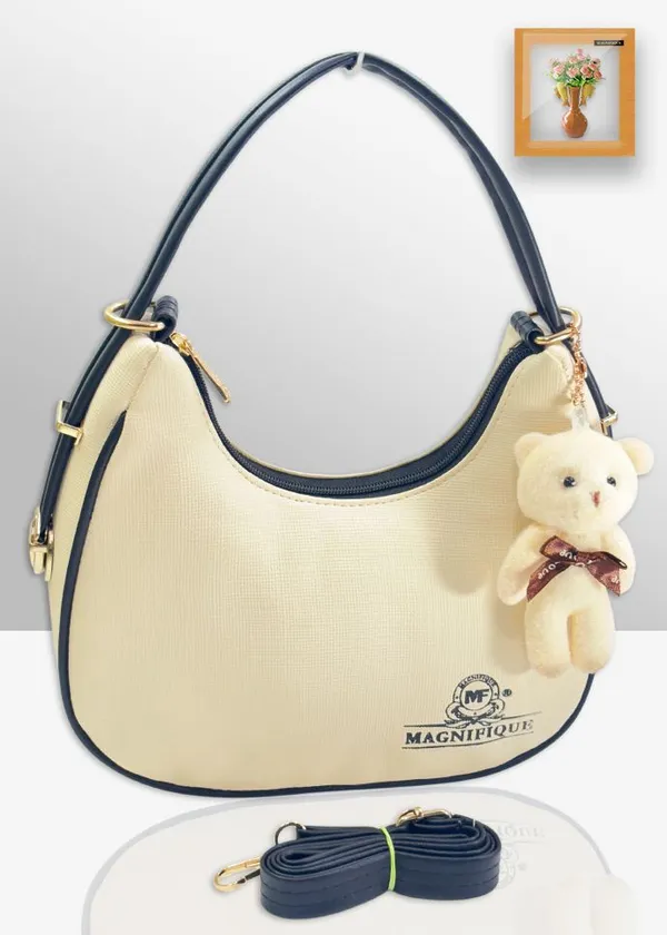 Black_Pu_Solid_Sling_Bag_For_Women