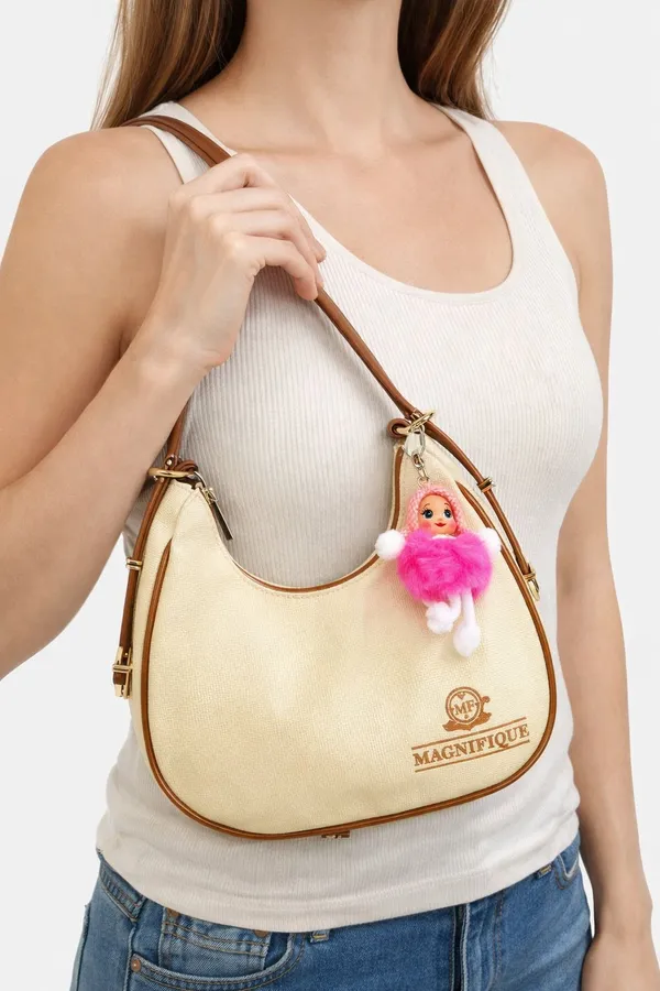 Khaki_Pu_Solid_Sling_Bag_For_Women