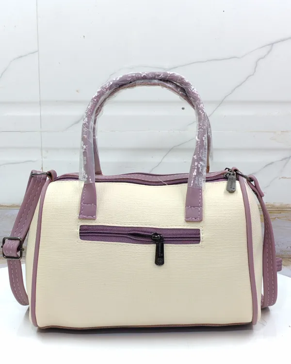 Purple_Pu_Duffle_Style_Sling_Bag_For_Women