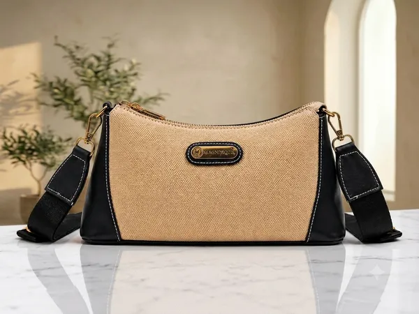 Black_Pu_Self_Design_Sling_Bag_For_Women
