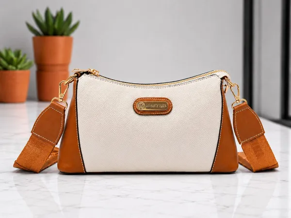 Camel_Pu_Solid_Sling_Bag_For_Women