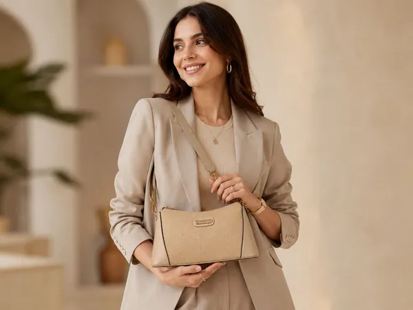Beige_Pu_Solid_Sling_Bag_For_Women