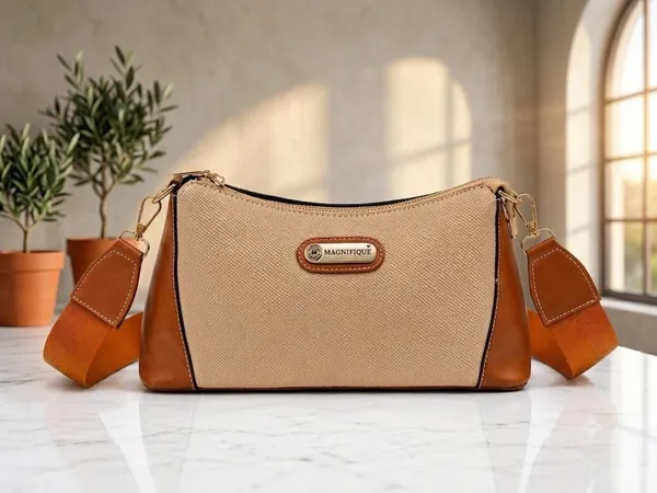Tan_Pu_Solid_Sling_Bag_For_Women