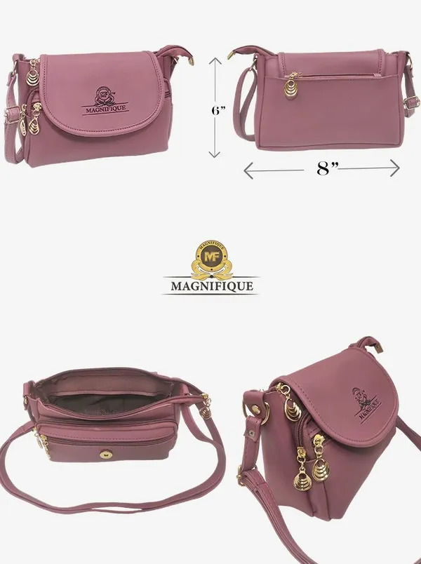 Red_Pu_Solid_Sling_Bag_For_Women
