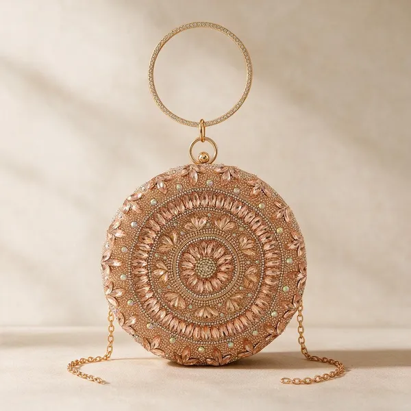 Pink_Pu_Embellished_Party_Sling_Bag_For_Women