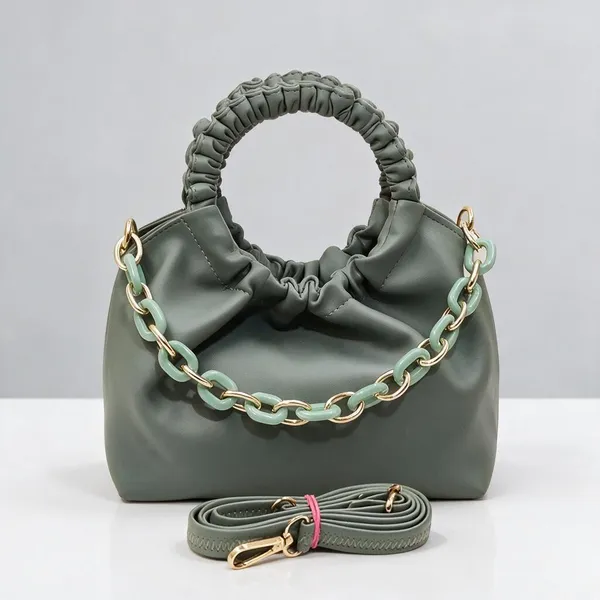 Green_Pu_Solid_Casual_Sling_Bag_For_Women