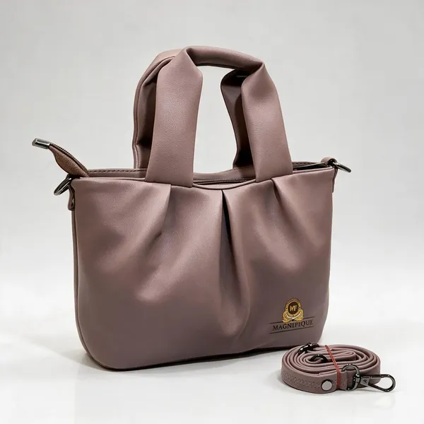 Beige_Pu_Solid_Casual_Zip_Sling_Bag_For_Women
