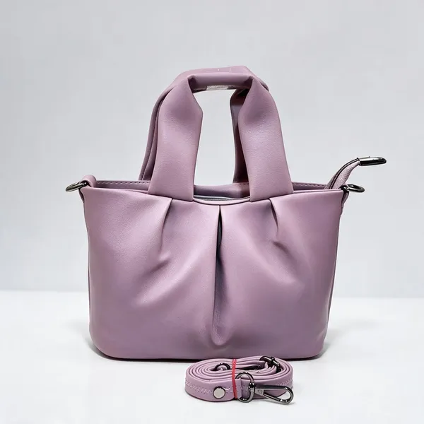 Purple_Pu_Solid_Casual_Zip_Sling_Bag_For_Women