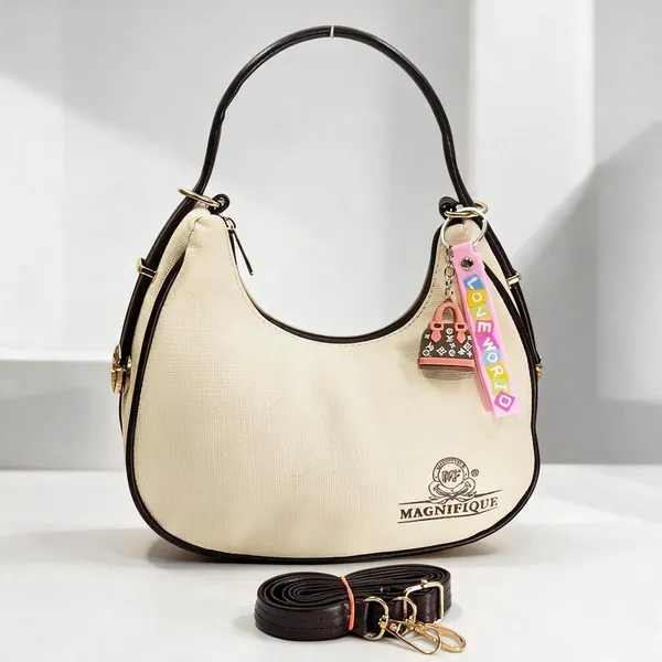 Brown_Pu_Solid_Sling_Bag_For_Women
