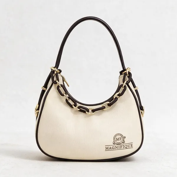 Brown_Pu_Chain_Handle_Sling_Bag_For_Women