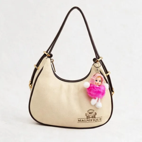 Brown_Pu_Solid_Sling_Bag_For_Women