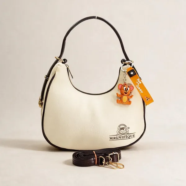 Brown_Pu_Solid_Sling_Bag_For_Women