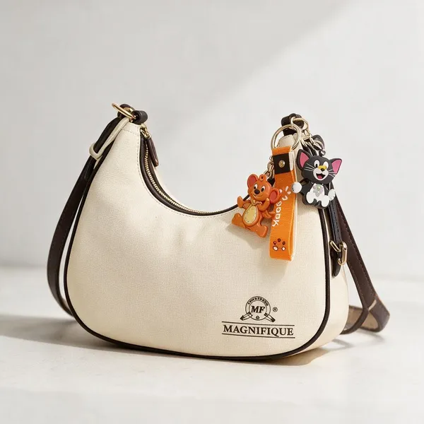Brown_Pu_Solid_Sling_Bag_For_Women