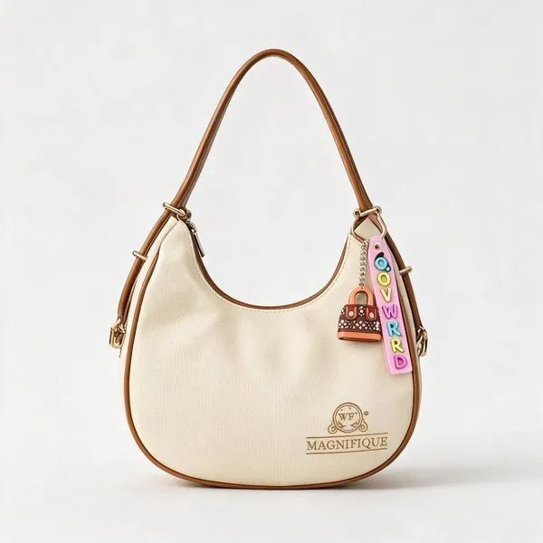 Khaki_Pu_Solid_Sling_Bag_For_Women