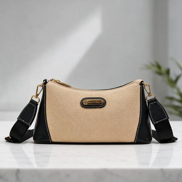Black_Pu_Self_Design_Sling_Bag_For_Women