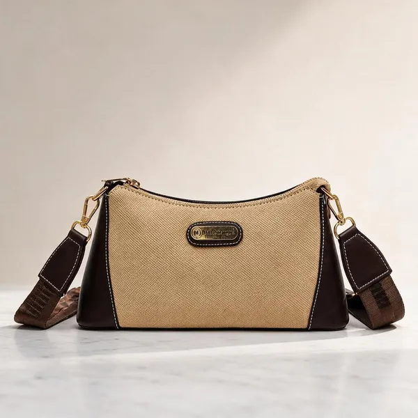 Brown_Pu_Self_Design_Sling_Bag_For_Women