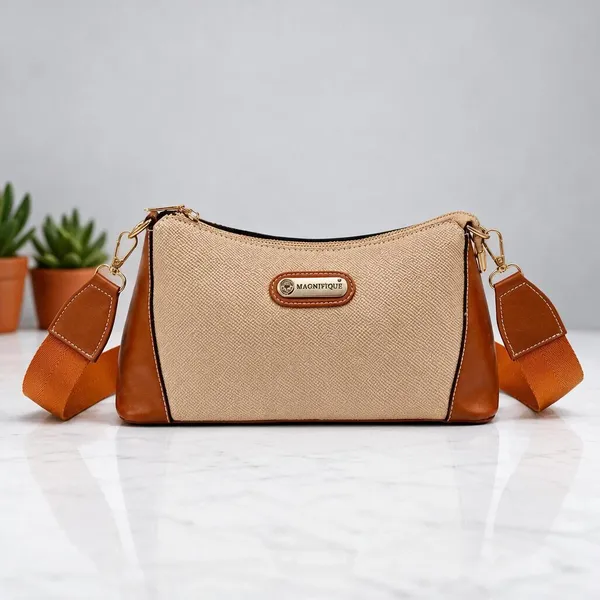 Tan_Pu_Solid_Sling_Bag_For_Women