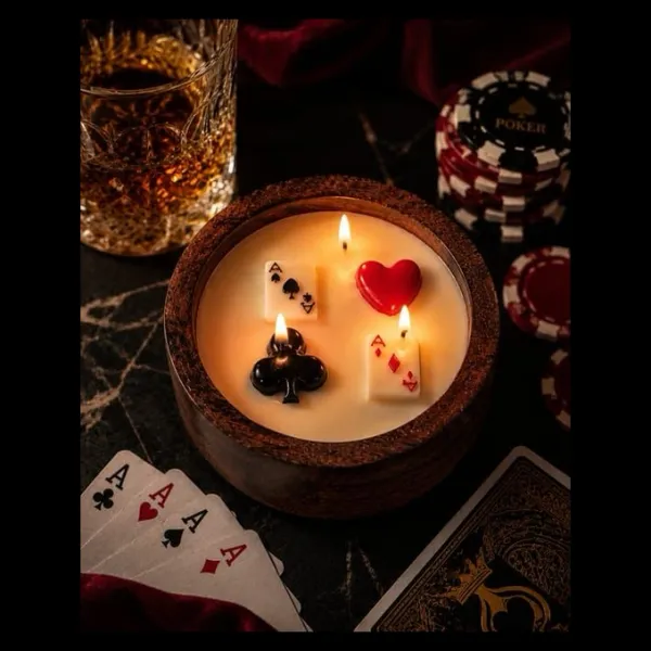 Soy_Wax_Poker_Theme_Four_Wick_Decorative_Bowl_Candle