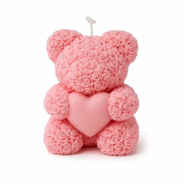 Soy_Wax_Romantic_Teddy_Heart_Decorative_Candle_Set_Of_2