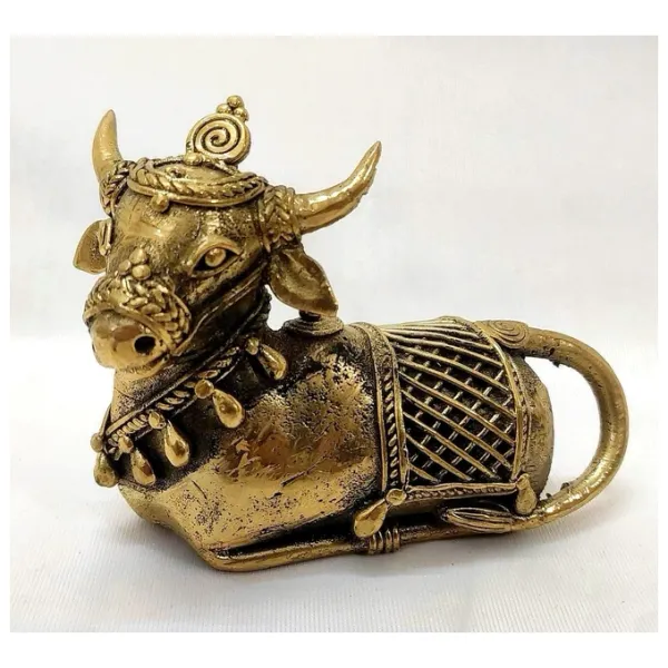 Brass_Dhokra_Handcrafted_Nandi_Bull_Statue