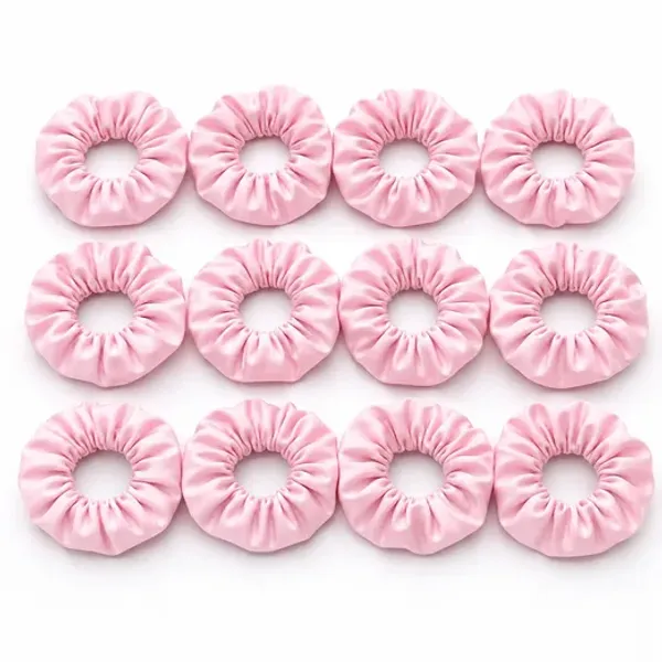 Light_Pink_Satin_Hair_Scrunchies_For_Women_And_Girls