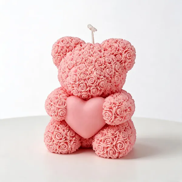Soy_Wax_Romantic_Teddy_Heart_Decorative_Candle_Set_Of_2