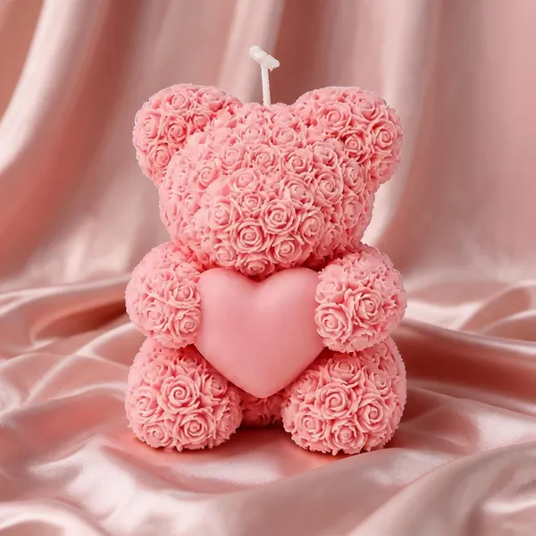 Soy_Wax_Romantic_Teddy_Heart_Decorative_Candle_Set_Of_2