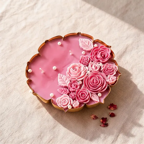 Metal_Soy_Wax_Lotus_Pink_Rose_Urli_Bowl_Candle
