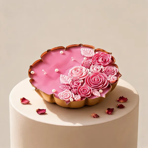 Metal_Soy_Wax_Lotus_Pink_Rose_Urli_Bowl_Candle