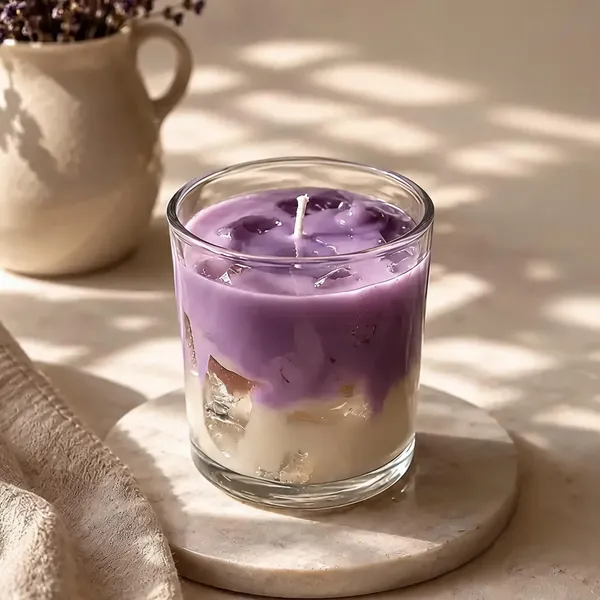 Gel_Wax_Glass_Jar_Lavender_Iced_Latte_Scented_Candle
