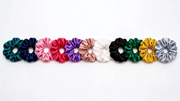 Multicolour_Silk_Elasticated_Hair_Scrunchie_Set_For_Women