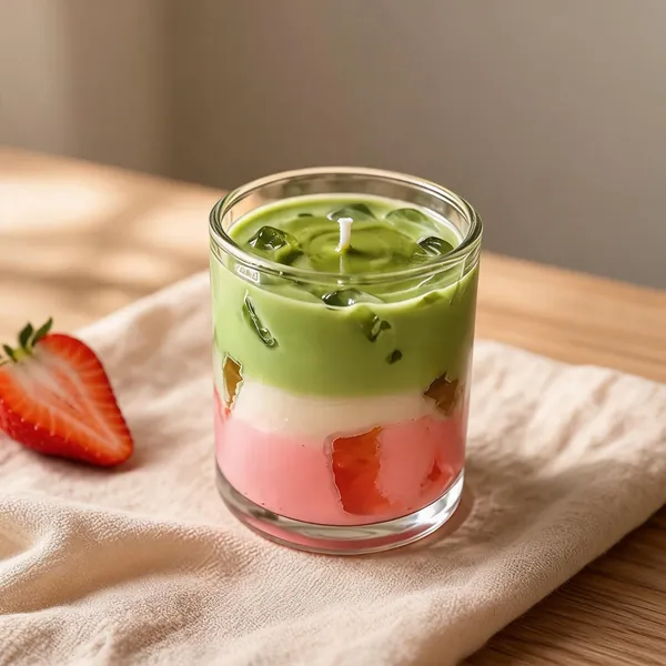 Gel_Wax_Glass_Jar_Strawberry_Matcha_Iced_Latte_Candle