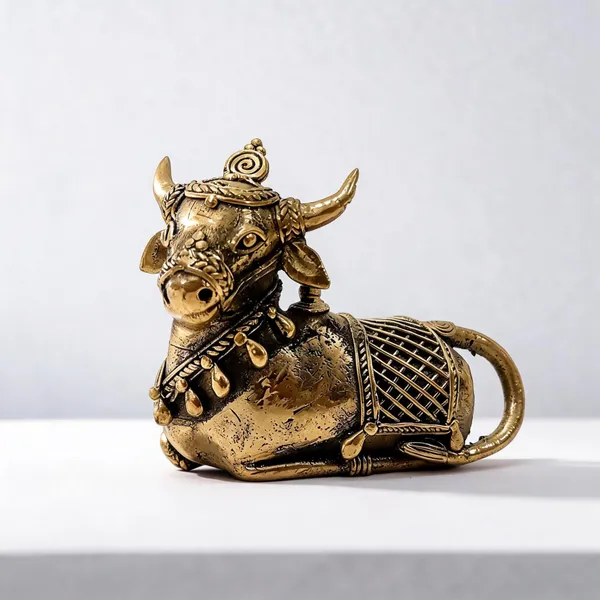 Brass_Dhokra_Handcrafted_Nandi_Bull_Statue