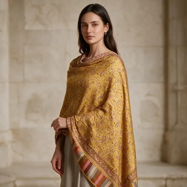 Yellow_Printed_Shawl_For_Women