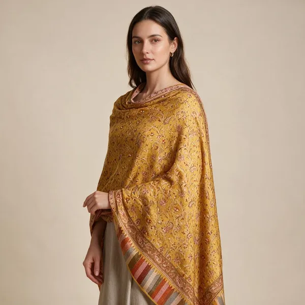 Yellow_Printed_Shawl_For_Women