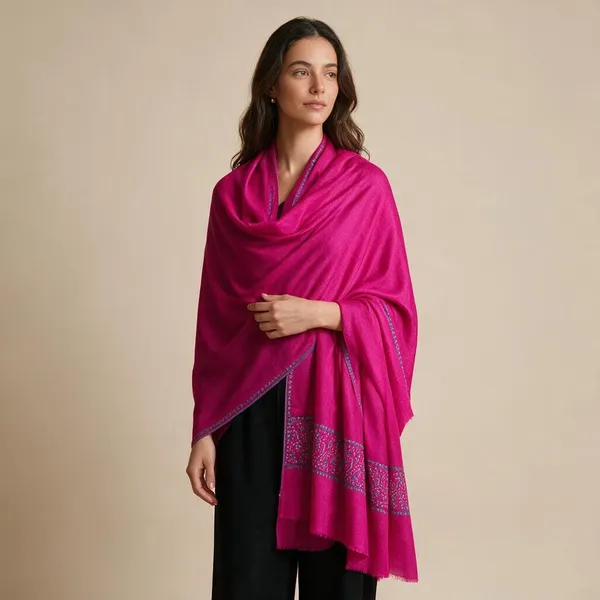 Pink_Sheer_Embroidered_Wrap_Shawl_For_Women