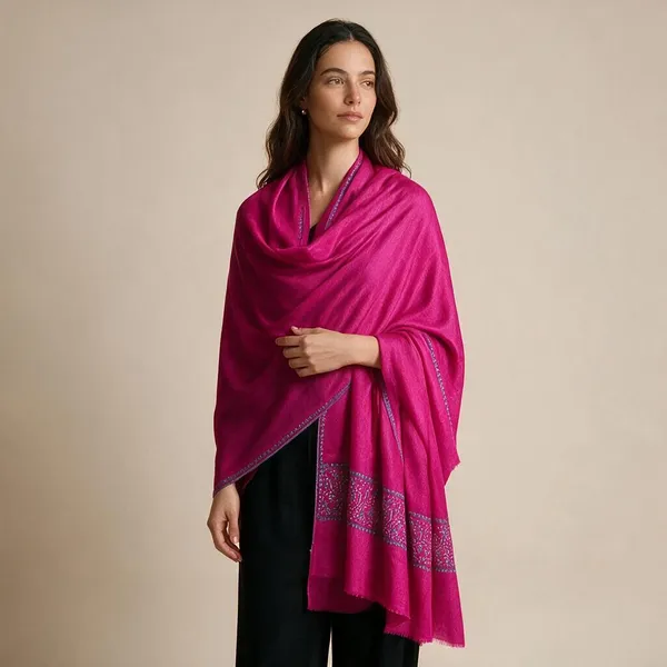 Pink_Sheer_Embroidered_Wrap_Shawl_For_Women